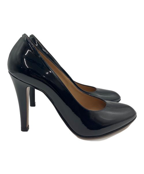 Maison Margiela（メゾンマルジェラ）Maison Margiela (メゾンマルジェラ) エナメルパンプス ブラック サイズ:37 1/2の古着・服飾アイテム