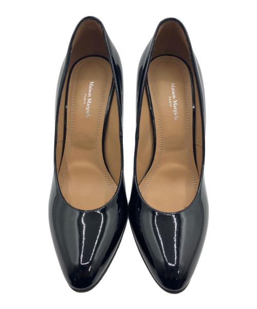 Maison Margiela（メゾンマルジェラ）Maison Margiela (メゾンマルジェラ) エナメルパンプス ブラック サイズ:37 1/2の古着・服飾アイテム