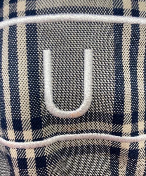 FUTUR（フューチャー）FUTUR (フューチャー) チェックジップアップジャケット グレー サイズ:Mの古着・服飾アイテム