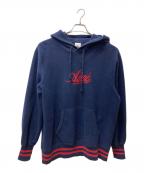 Aime Leon Doreエメ レオン ドレ）の古着「フリースプルオーバーパーカー」｜ネイビー