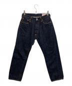 EVISUエヴィス）の古着「イエローカモメデニムパンツ」｜インディゴ