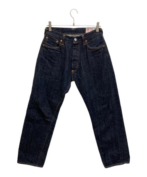 EVISU（エヴィス）EVISU (エヴィス) イエローカモメデニムパンツ インディゴ サイズ:Ｗ32の古着・服飾アイテム