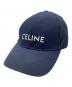 CELINE（セリーヌ）の古着「ロゴベースボールキャップ」｜ネイビー