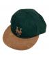 New Era（ニューエラ）の古着「コラボキャップ」｜グリーン×ブラウン