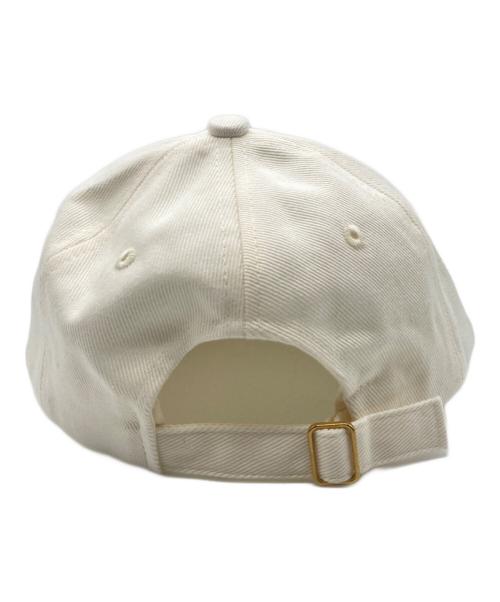 CASABLANCA（カサブランカ）CASABLANCA (カサブランカ) Caza Embroidered Cap ホワイト サイズ:0/Sの古着・服飾アイテム