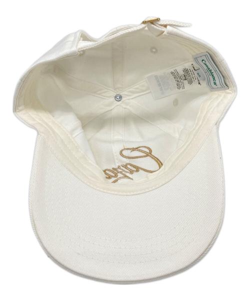 CASABLANCA（カサブランカ）CASABLANCA (カサブランカ) Caza Embroidered Cap ホワイト サイズ:0/Sの古着・服飾アイテム
