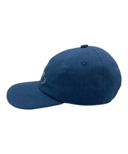 CASABLANCA（カサブランカ）CASABLANCA (カサブランカ) Caza Embroidered Cap ネイビーの古着・服飾アイテム