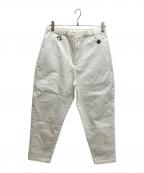 Bristolブリストル）の古着「COOLMAX STRETCH WIDE CROPPED VENTILATION CHINO PANTS」｜ホワイト