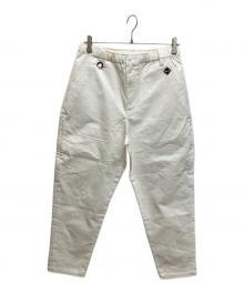 Bristol（ブリストル）の古着「COOLMAX STRETCH WIDE CROPPED VENTILATION CHINO PANTS」｜ホワイト