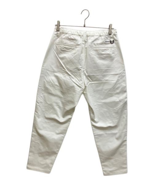 Bristol（ブリストル）Bristol (ブリストル) COOLMAX STRETCH WIDE CROPPED VENTILATION CHINO PANTS ホワイト サイズ:Ｓの古着・服飾アイテム