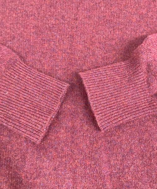 maison kitsune（メゾンキツネ）maison kitsune (メゾンキツネ) クルーネックニット KWM-18650 レッド サイズ:Sの古着・服飾アイテム