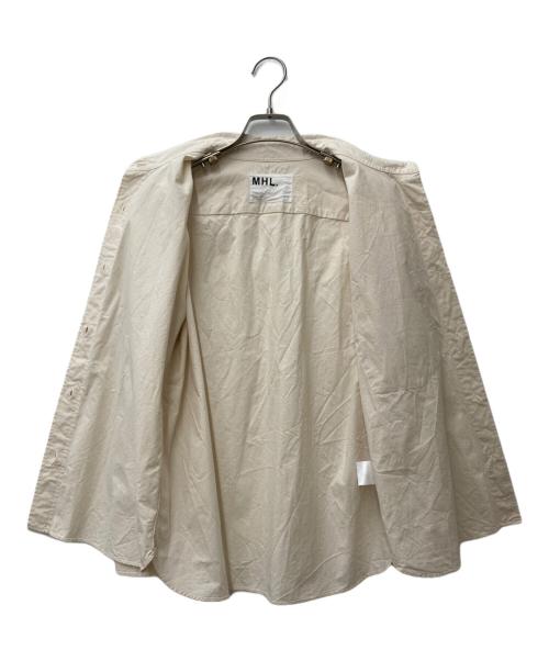 MHL（エムエイチエル）MHL (エムエイチエル) BRUSHED COTTON PLAINWEAVE ホワイト サイズ:1の古着・服飾アイテム