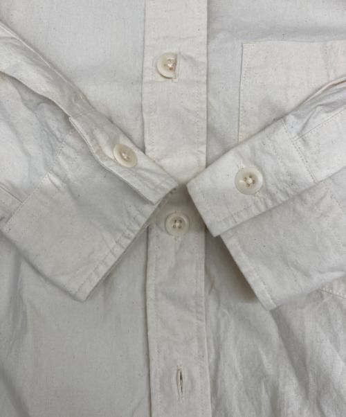 MHL（エムエイチエル）MHL (エムエイチエル) BRUSHED COTTON PLAINWEAVE ホワイト サイズ:1の古着・服飾アイテム