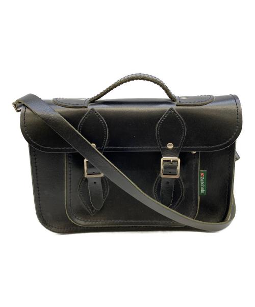 ZATCHELS（ザッチェルズ）zatchels (ザッチェルズ) サッチェルバッグ ブラックの古着・服飾アイテム