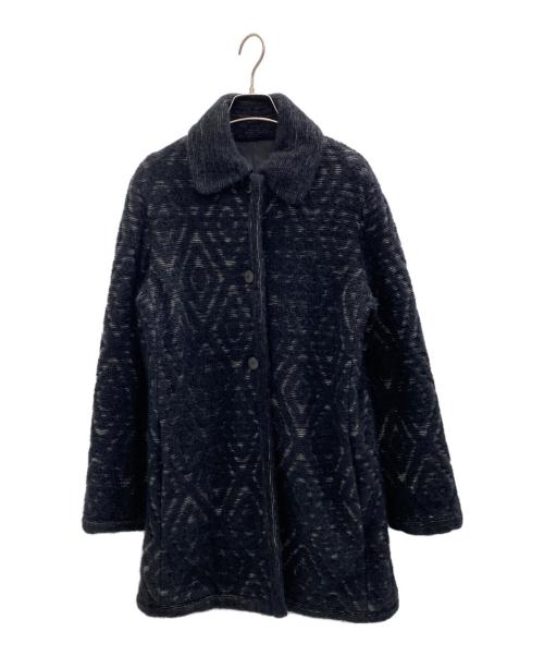 missoni（ミッソーニ）missoni (ミッソーニ) モヘア混リバーシブルコート ブラック サイズ:42の古着・服飾アイテム