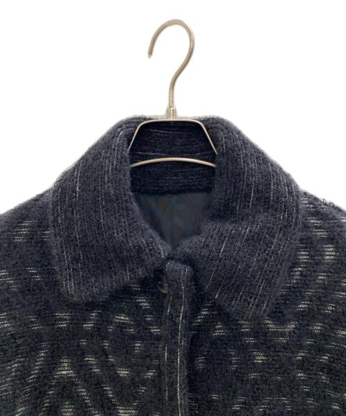 missoni（ミッソーニ）missoni (ミッソーニ) モヘア混リバーシブルコート ブラック サイズ:42の古着・服飾アイテム