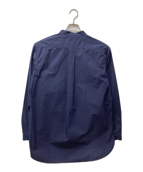 DANTON（ダントン）DANTON (ダントン) スタンドカラーワークシャツ ネイビー サイズ:38の古着・服飾アイテム