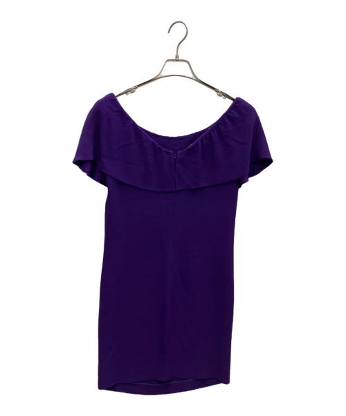 MIU MIU（ミュウミュウ）MIU MIU (ミュウミュウ) ミニワンピース パープル サイズ:SIZE38の古着・服飾アイテム