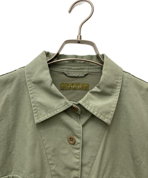 lelill（レリル）lelill (レリル) ミリタリーシャツ 32370311 カーキ サイズ:38の古着・服飾アイテム