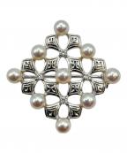 MIKIMOTOミキモト）の古着「スクエアパールブローチ」