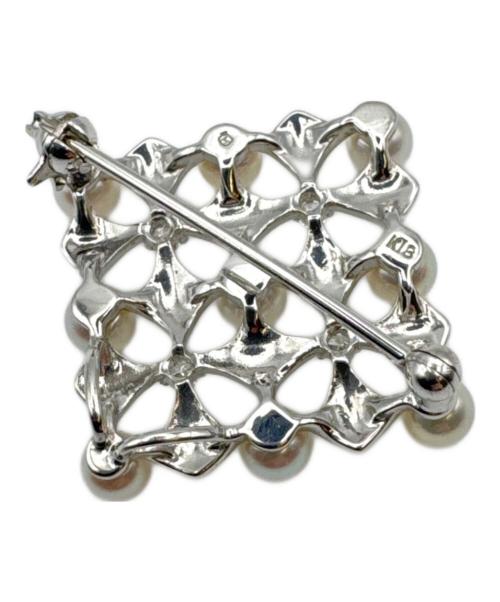 MIKIMOTO（ミキモト）MIKIMOTO (ミキモト) スクエアパールブローチの古着・服飾アイテム