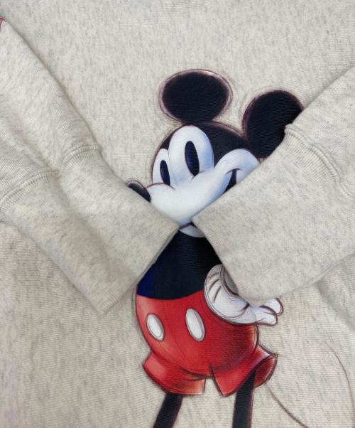 Champion（チャンピオン）Champion (チャンピオン) BEAMS (ビームス) DISNEY (ディズニー) アニバーサリープリントスウェット ベージュ サイズ:SMALLの古着・服飾アイテム