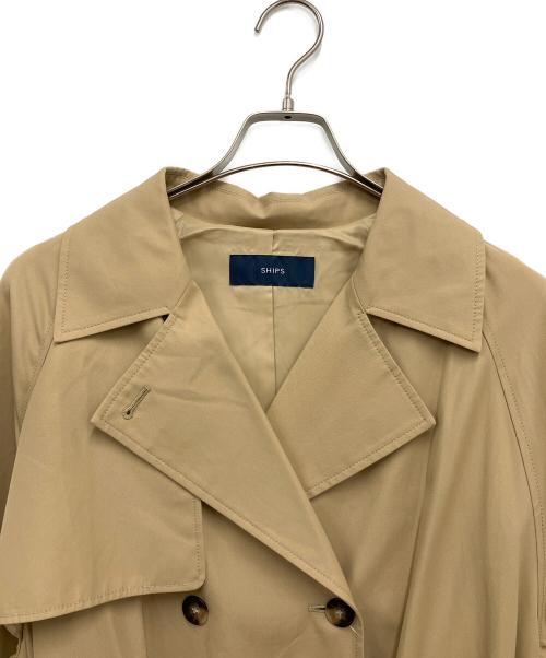 SHIPS（シップス）SHIPS (シップス) ボイルギャバトレンチコート ベージュ サイズ:38の古着・服飾アイテム