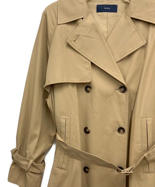 SHIPS（シップス）SHIPS (シップス) ボイルギャバトレンチコート ベージュ サイズ:38の古着・服飾アイテム
