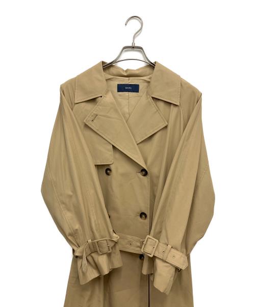 SHIPS（シップス）SHIPS (シップス) ボイルギャバトレンチコート ベージュ サイズ:38の古着・服飾アイテム