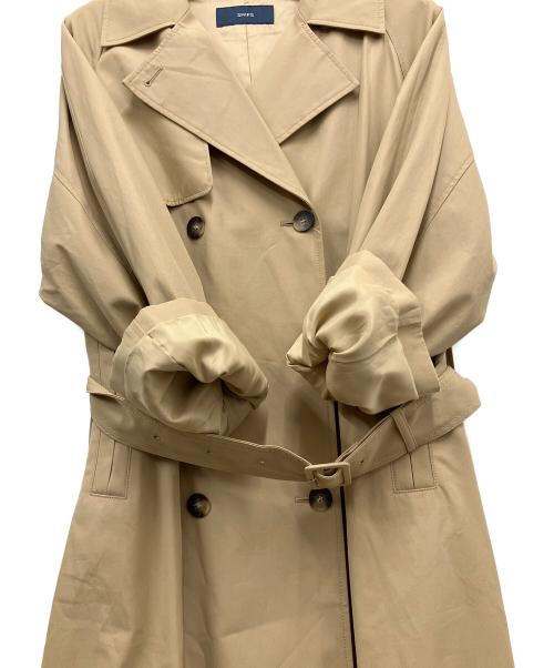 SHIPS（シップス）SHIPS (シップス) ボイルギャバトレンチコート ベージュ サイズ:38の古着・服飾アイテム