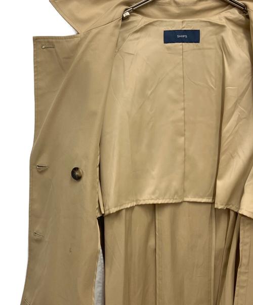 SHIPS（シップス）SHIPS (シップス) ボイルギャバトレンチコート ベージュ サイズ:38の古着・服飾アイテム