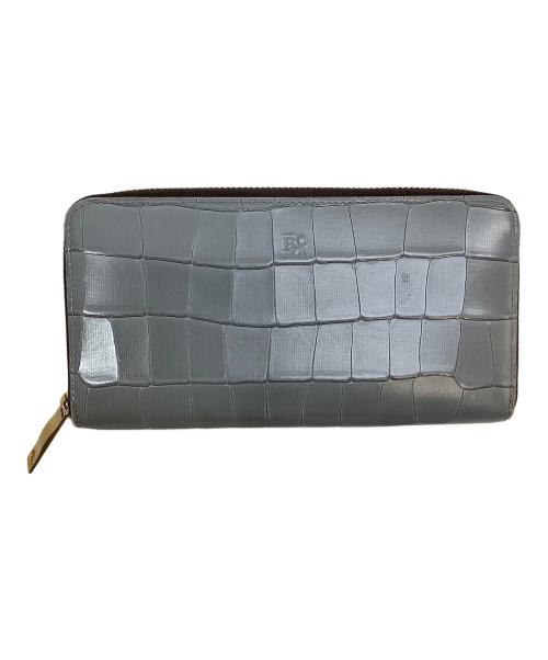 epoi（エポイ）epoi (エポイ) ラウンドファスナー財布 グレーの古着・服飾アイテム