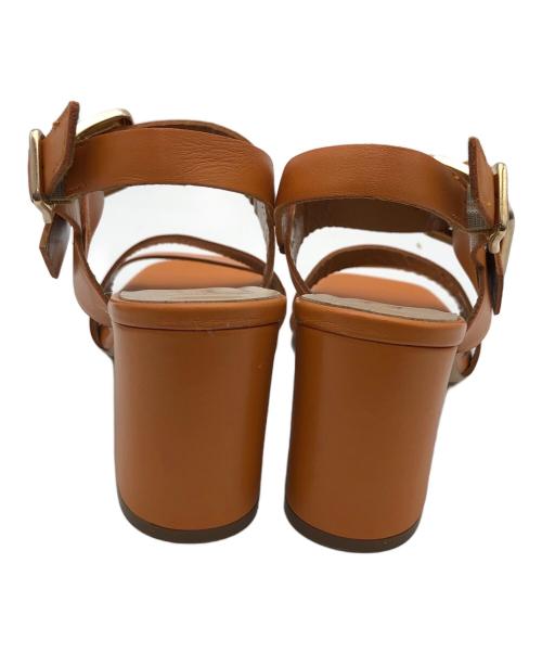 luca grossi（ルカグロッシ）Luca Grossi (ルカグロッシ) バックルヒール オレンジ サイズ:36の古着・服飾アイテム