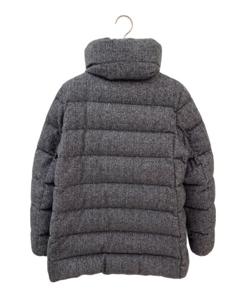 MONCLER（モンクレール）MONCLER (モンクレール) ウールカシミヤダウンジャケット グレーの古着・服飾アイテム