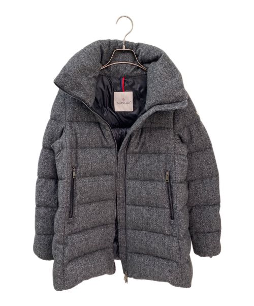 MONCLER（モンクレール）MONCLER (モンクレール) ウールカシミヤダウンジャケット グレーの古着・服飾アイテム