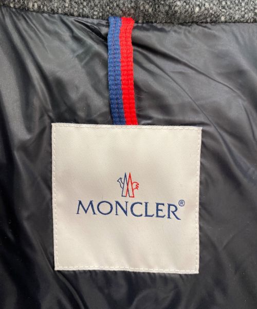 MONCLER（モンクレール）MONCLER (モンクレール) ウールカシミヤダウンジャケット グレーの古着・服飾アイテム