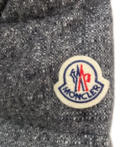 MONCLER（モンクレール）MONCLER (モンクレール) ウールカシミヤダウンジャケット グレーの古着・服飾アイテム