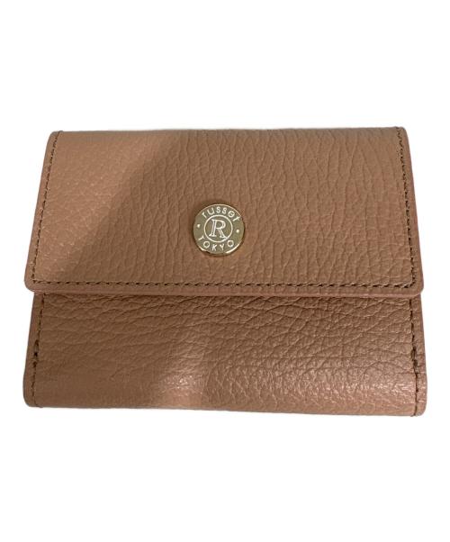 russet（ラシット）russet (ラシット) 3つ折り財布 ベージュの古着・服飾アイテム