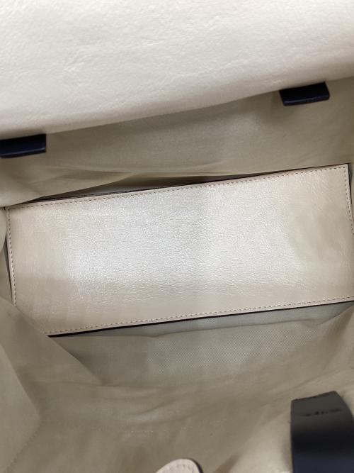 MARNI（マルニ）MARNI (マルニ) MUSEO SOFT カラーブロック2WAYバッグ レッド×アイボリーの古着・服飾アイテム