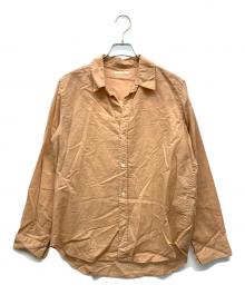 Plage（プラージュ）の古着「Ramie Cotton シャツ」｜ピンク