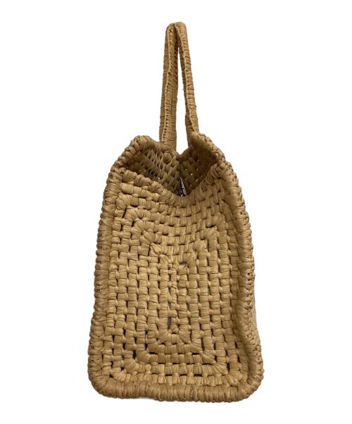 Salvatore Ferragamo（サルヴァトーレ フェラガモ）Salvatore Ferragamo (サルヴァトーレ フェラガモ) BASKET BAG ベージュの古着・服飾アイテム