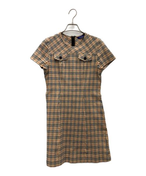 Burberry's BLUE LABEL（バーバリーズ ブルーレーベル）Burberry's BLUE LABEL (バーバリーズ ブルーレーベル) ノバチェックワンピース ブラウン サイズ:38の古着・服飾アイテム