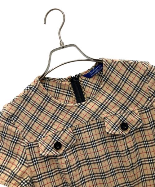 Burberry's BLUE LABEL（バーバリーズ ブルーレーベル）Burberry's BLUE LABEL (バーバリーズ ブルーレーベル) ノバチェックワンピース ブラウン サイズ:38の古着・服飾アイテム