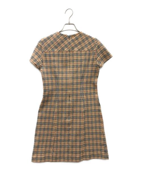 Burberry's BLUE LABEL（バーバリーズ ブルーレーベル）Burberry's BLUE LABEL (バーバリーズ ブルーレーベル) ノバチェックワンピース ブラウン サイズ:38の古着・服飾アイテム