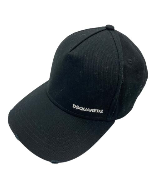 DSQUARED2（ディースクエアード）DSQUARED2 (ディースクエアード) ダメージ加工キャップの古着・服飾アイテム