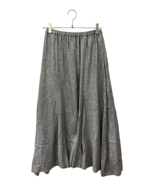 GRACE CLASS（グレースクラス）GRACE CLASS (グレースクラス) シャイニーフレアスカート グレー サイズ:36の古着・服飾アイテム