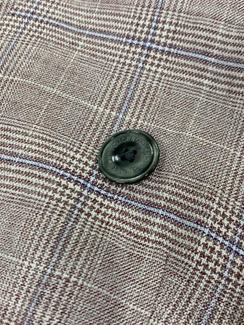 TOMORROW LAND collection（トゥモローランドコレクション）TOMORROW LAND collection (トゥモローランドコレクション) チェリーウィンドウ Vカラーダブルブレストジレ ピンク サイズ:36の古着・服飾アイテム