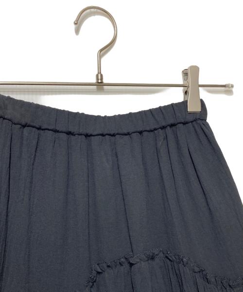 CASA FLINE（カーサフライン）CASA FLINE (カーサフライン) コットンティアードスカート チャコールグレー サイズ:Fの古着・服飾アイテム