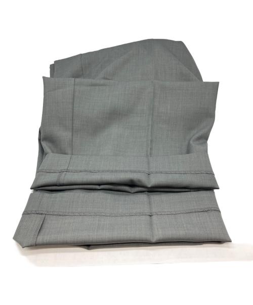 STUDIOUS（ステュディオス）STUDIOUS (ステュディオス) Asymmetric Front Trousers グレー サイズ:1の古着・服飾アイテム