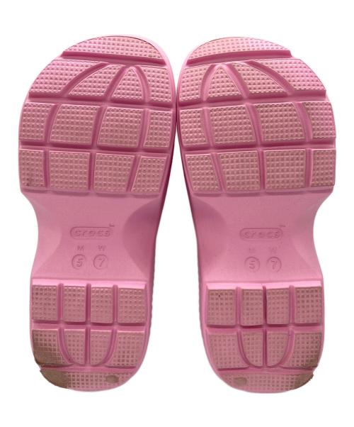 crocs（クロックス）crocs (クロックス) 厚底サンダル ピンク サイズ:M5 | W7の古着・服飾アイテム